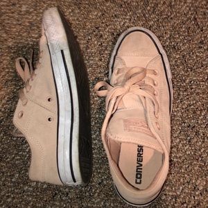 Converse All Star Ox Madison Dust Pink Suede Shoes